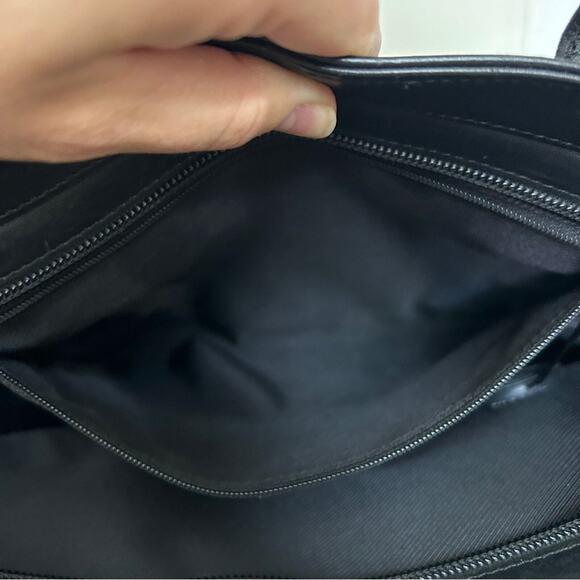 GUCCI GG black canvas leather tote bag authentic - Picture 10 of 16